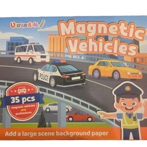 New! Uranus&No.1 35 Pc. Magnetic Vehicles Set